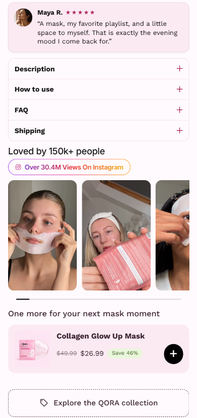 QORA review, accordion, videos and pairing