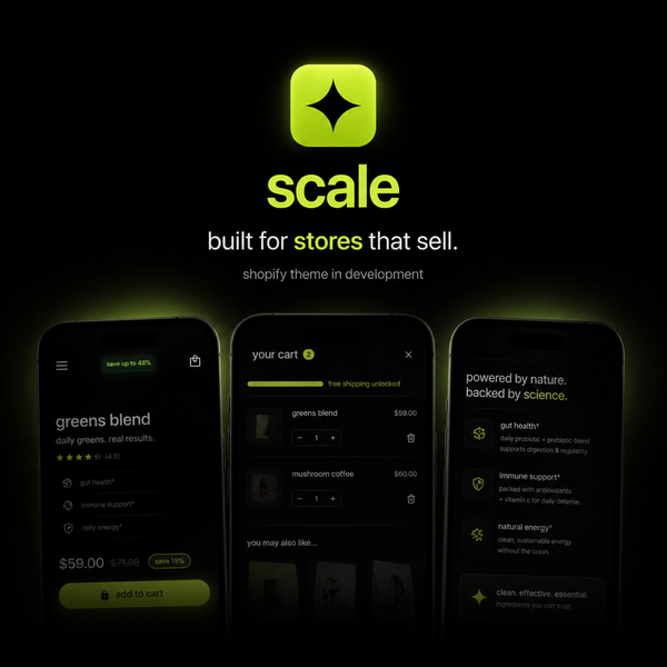 Scale Theme — High-Converting Shopify Theme